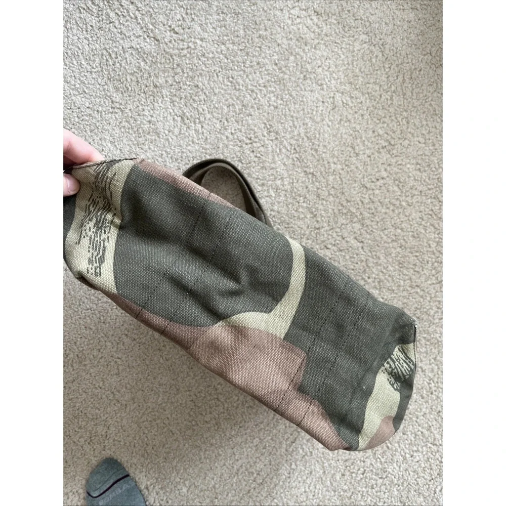 Polo Ralph Lauren Camo Polo Bear Canvas Tote Bag Mens Green Brown Camouflage